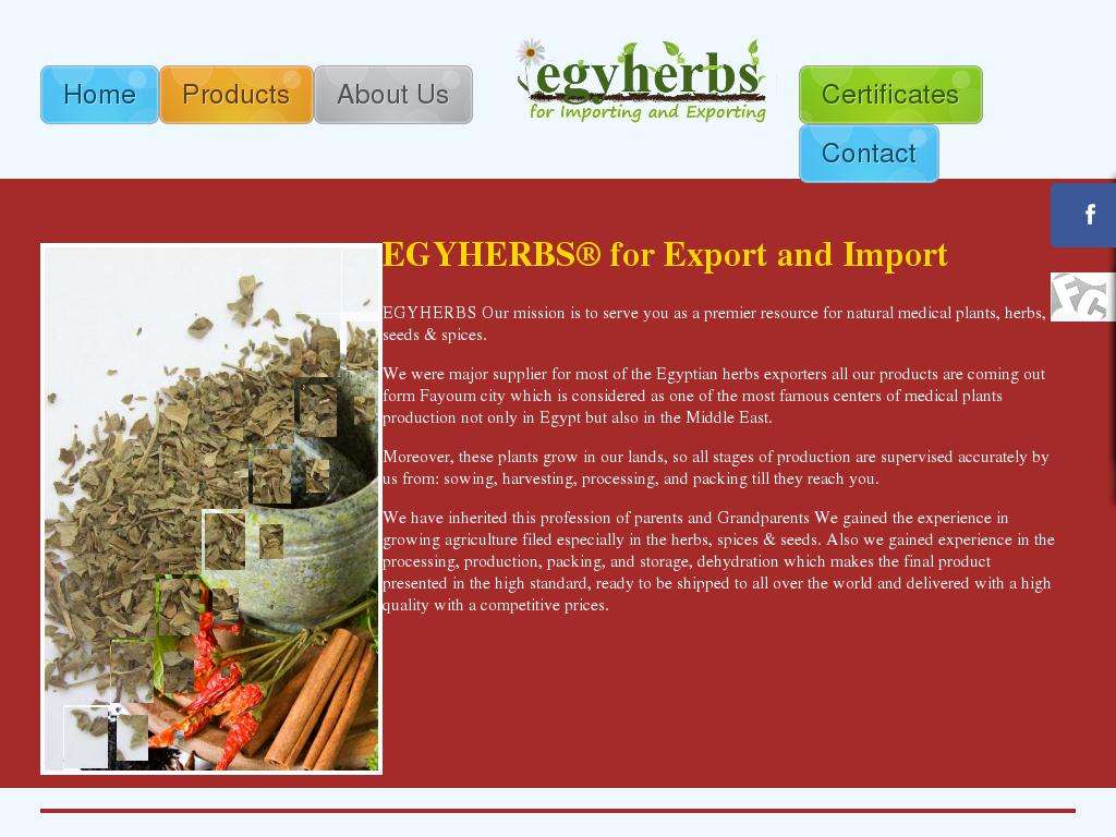EGYHERBS® for Export and Import